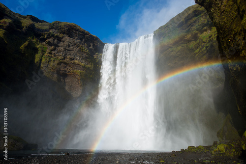 waterfall in Iceland name Seljalandsfoss Þórsmerkurvegur