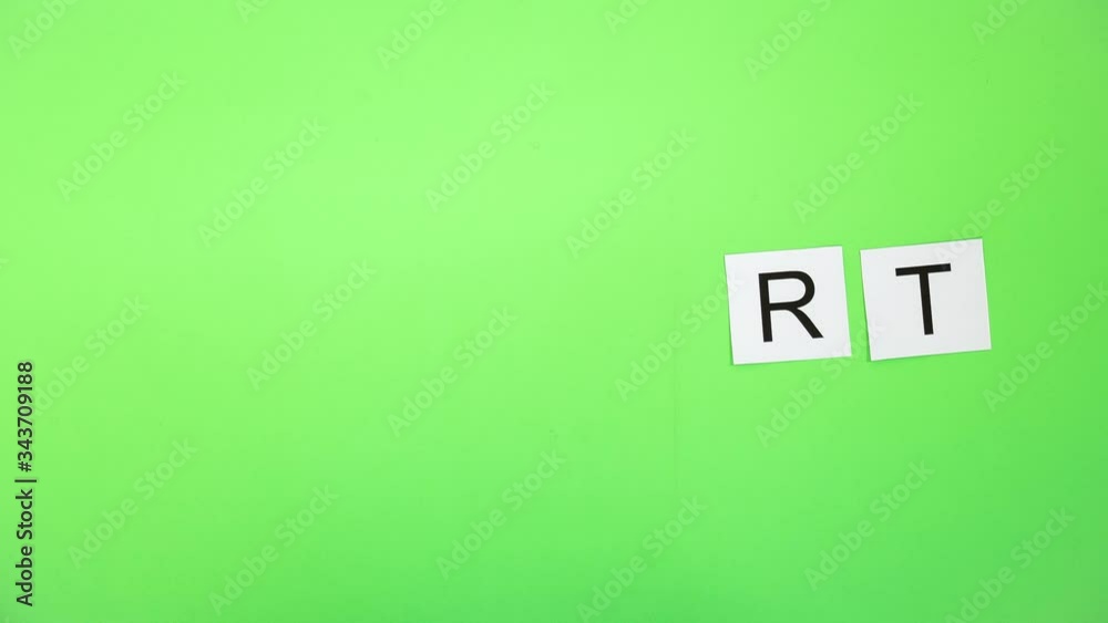 Cards with letters on greenscreen. Timelapse. Word SUPPORT Cards with letters on greenscreen. Timelapse. Word SUPPORT