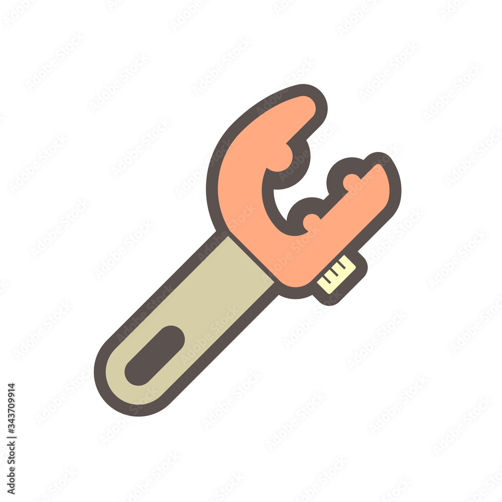 Air conditioner and air compressor parts and tools vector icon design on white background. Air conditioner and air compressor parts and tools vector icon design on white background.