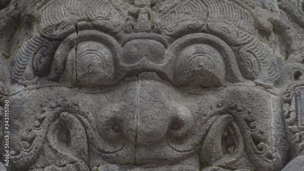 temples in Indonesia with sculptural closeup of images on the walls of the temple temples in Indonesia with sculptural closeup of images on the walls of the temple