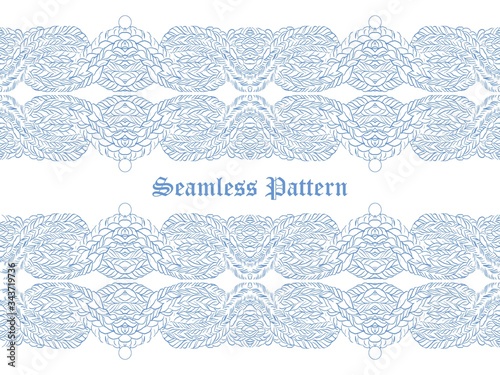 White lace seamless pattern