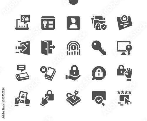 Login Well-crafted Pixel Perfect Vector Solid Icons 30 2x Grid for Web Graphics and Apps. Simple Minimal Pictogram