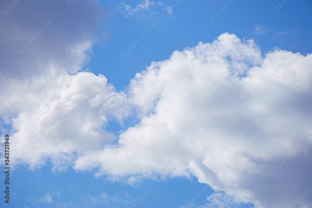 White clouds on blue sky background, close up White clouds on blue sky background, close up