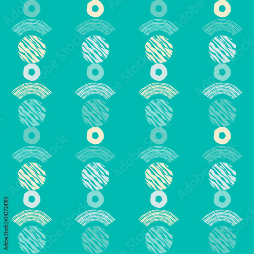 Ethnic boho ornament. Uneven texture. Seamless background. Tribal motif. Vector illustration for web design or print.