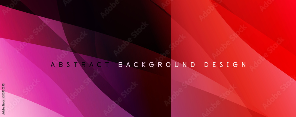 Wave liquid style lines with shadows and light on gradient background Wave liquid style lines with shadows and light on gradient background