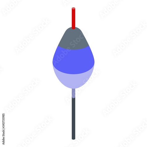 Catch bobber icon. Isometric of catch bobber vector icon for web design isolated on white background