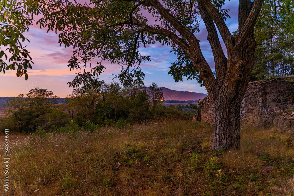 Obraz premium Alba di campagna