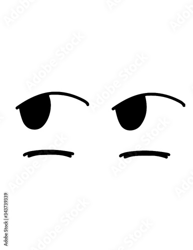 confuse eyes