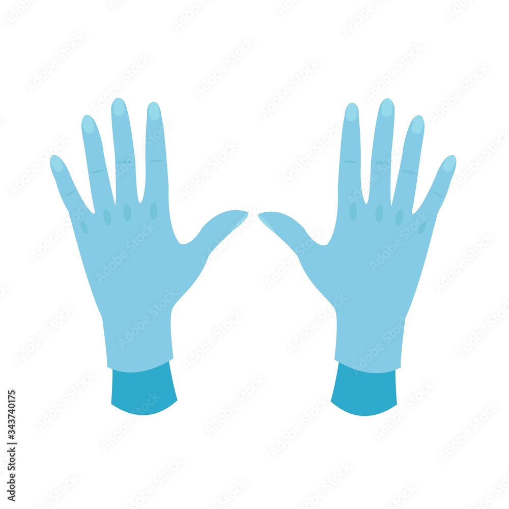 hand gloves ,symbol of protection.hygiene product hand gloves ,symbol of protection.hygiene product