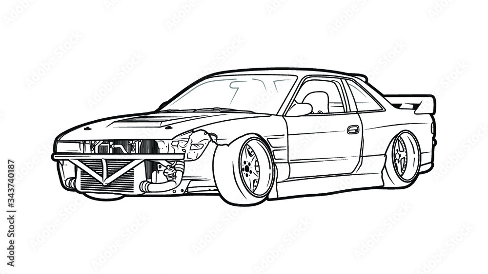 Drift Car Stock Illustrations  6789 Drift Car Stock Illustrations  Vectors  Clipart  Dreamstime