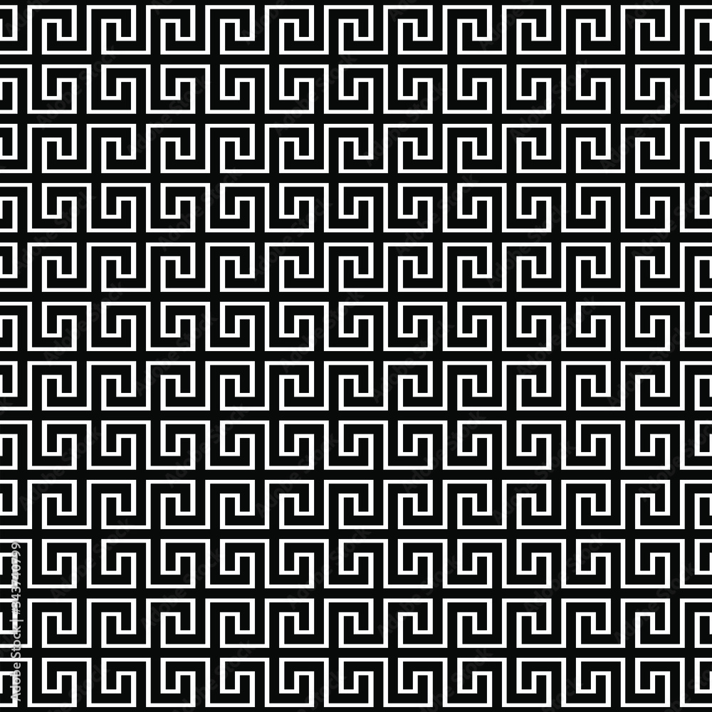 Seamless Greek keys pattern design Seamless Greek keys pattern design