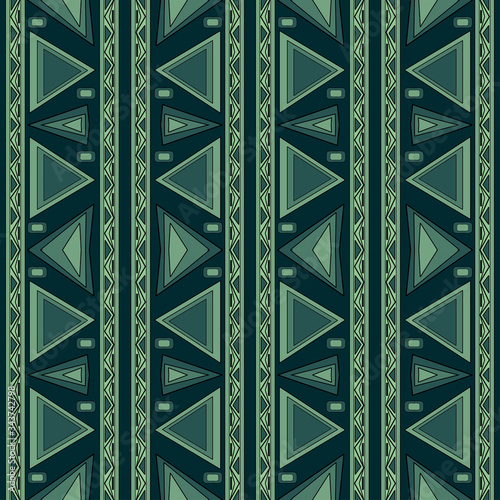 Seamless ethnic background folk african endless pattern