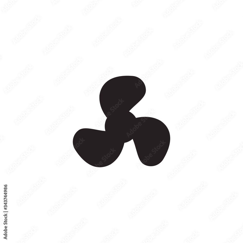 Fan Logo Template vector symbol Fan Logo Template vector symbol