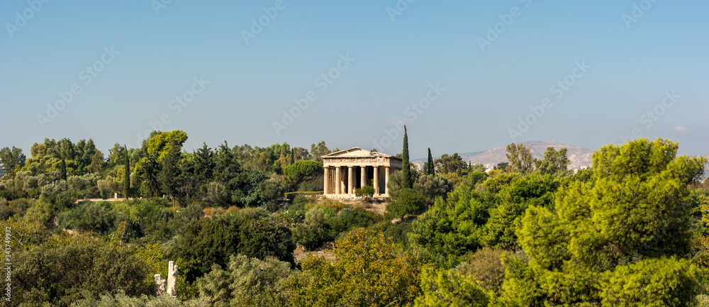 Panoramic View of the Temple of Hephaestus