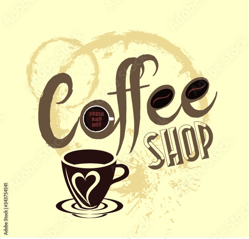 Fresh Turkish coffee print embroidery graphic design vector art