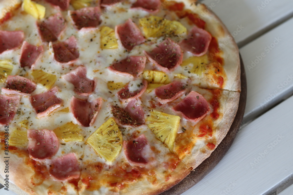 Hawaii Pizza Homemade delicious. Hawaii Pizza Homemade delicious.
