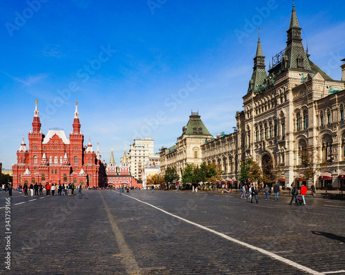 Red Square in Moscow, Russia. 