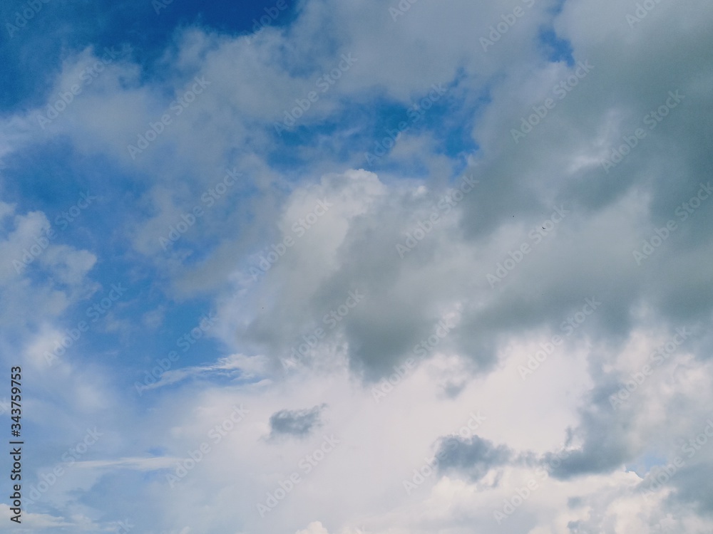 blue sky and white clouds seen during the day