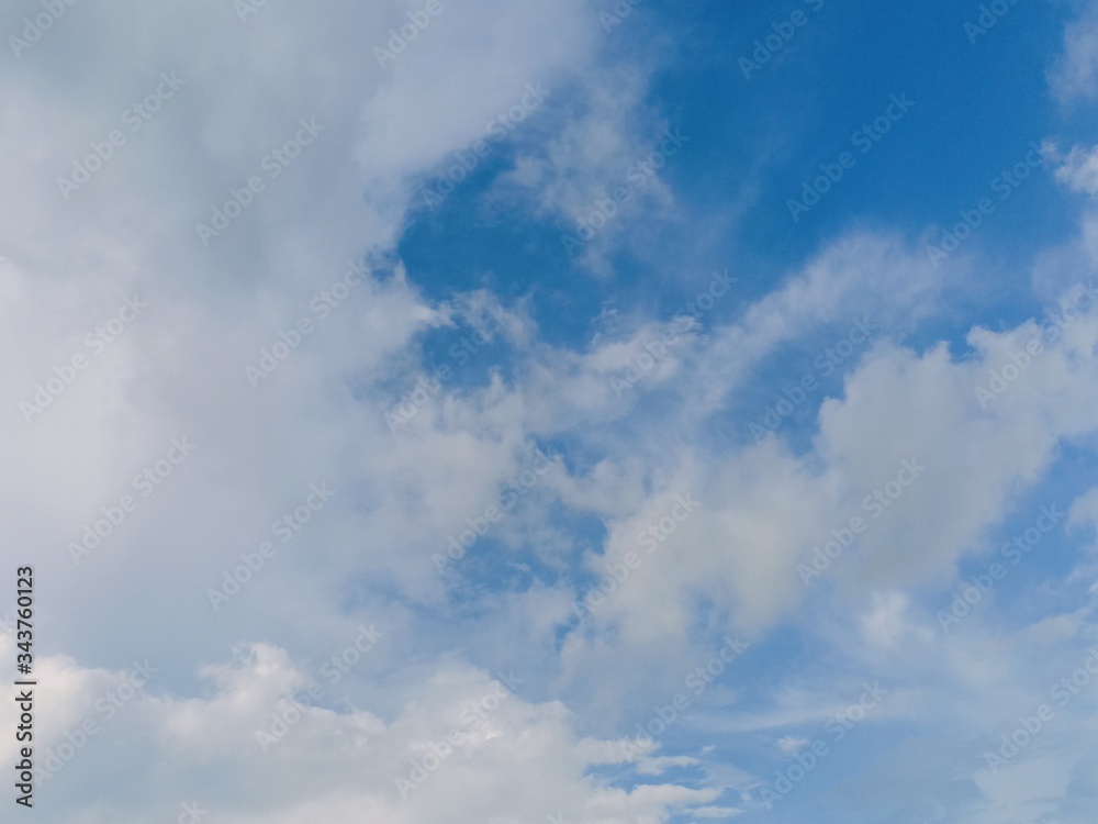 blue sky and white clouds seen during the day