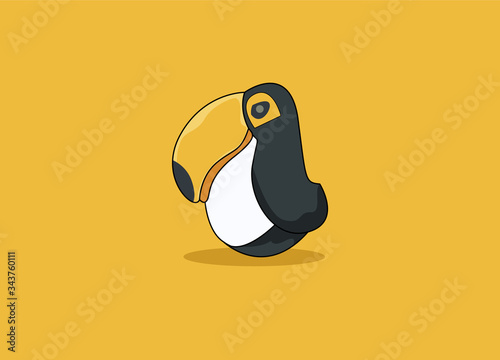 penguin, bird, vector illustration design