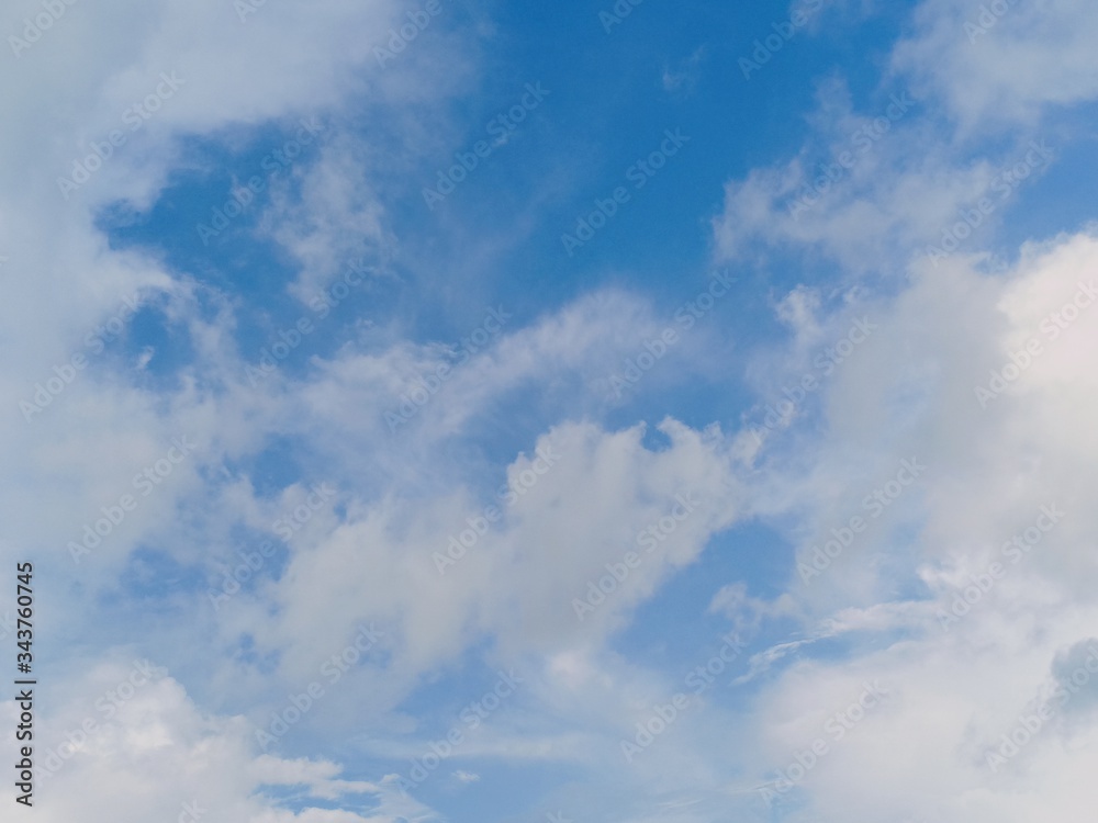 blue sky and white clouds seen during the day