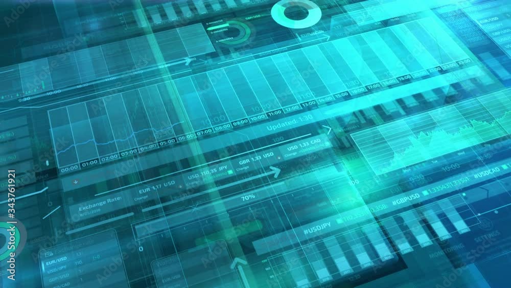 Abstract background with big stock trading data. Abstract background with big stock trading data.