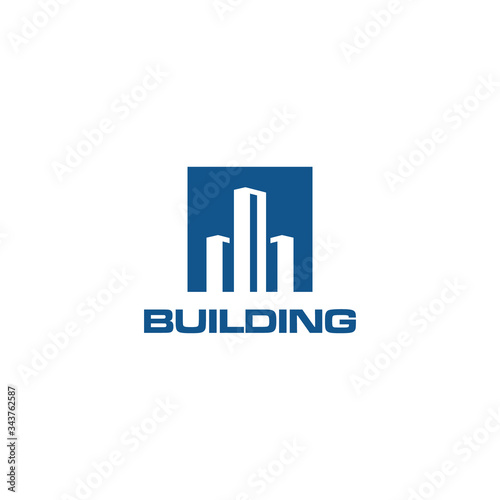 Building Construction Real Estate Logo Template Vector Icon 