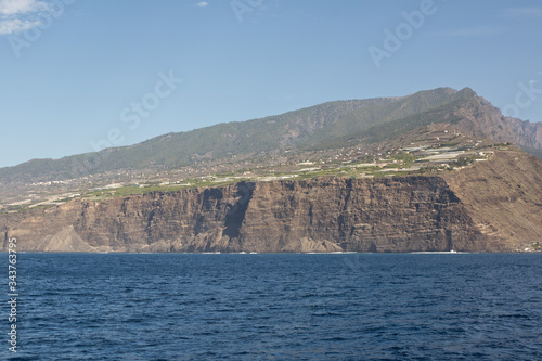 Coast and ocean near Tazacorte, La Palma, Canaries