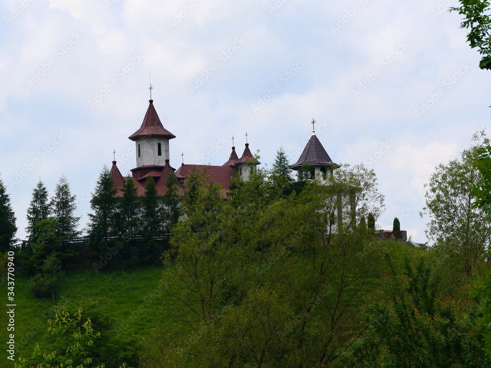 old castle on the hill