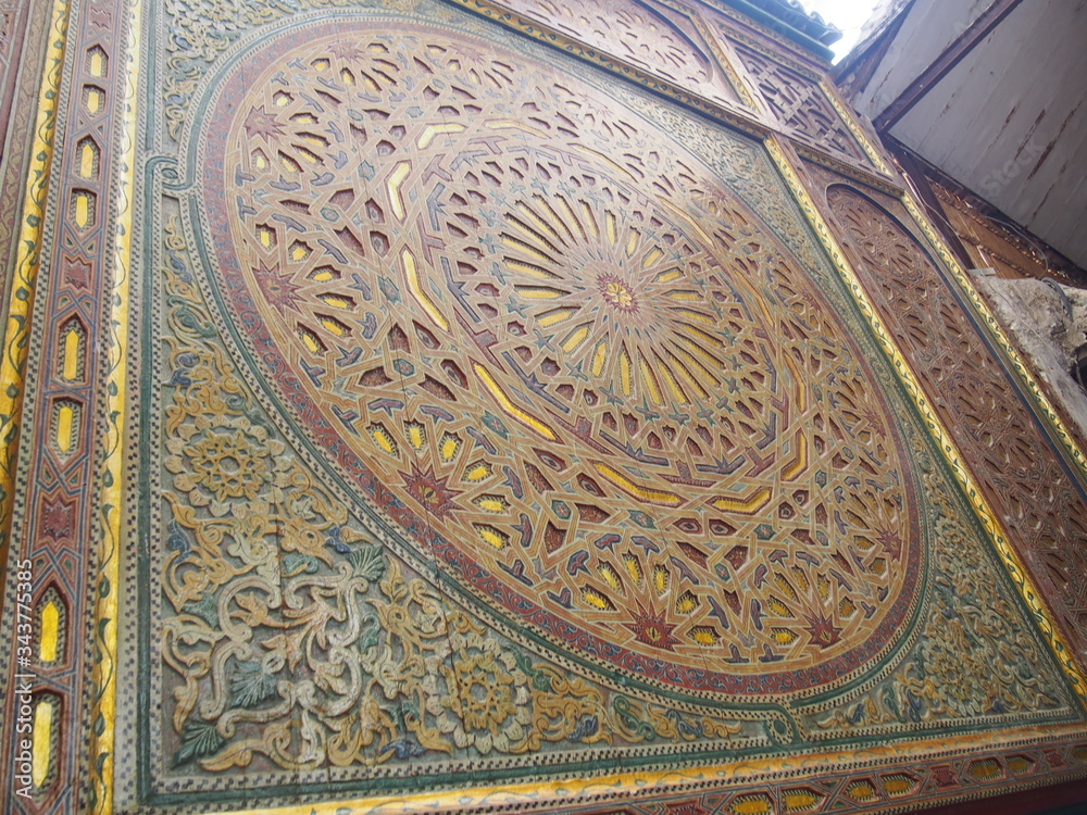 Beautiful artifacts in the medina, Fez, Morocco