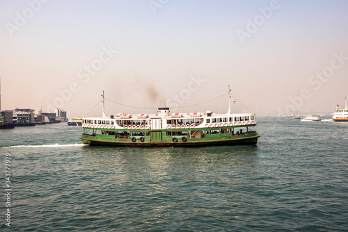 Hong Kong Harbour and ferries © Aitcheeboy