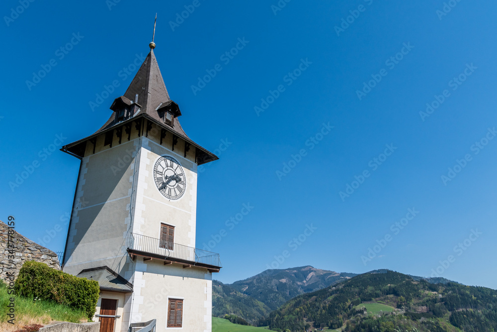 the clocktower of 