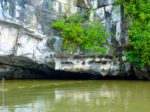 Quiet Ride On Peaceful Tam Coc River  Ninh Binh  Vietnam