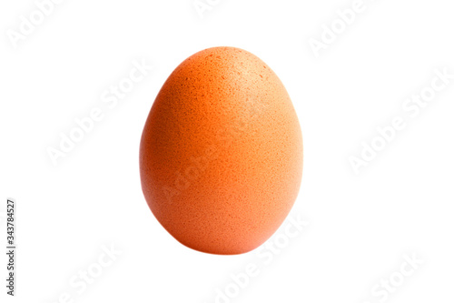 Eggs on a white background and Clipping path