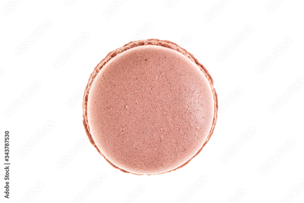 Fototapeta premium macaroon cake on a white background