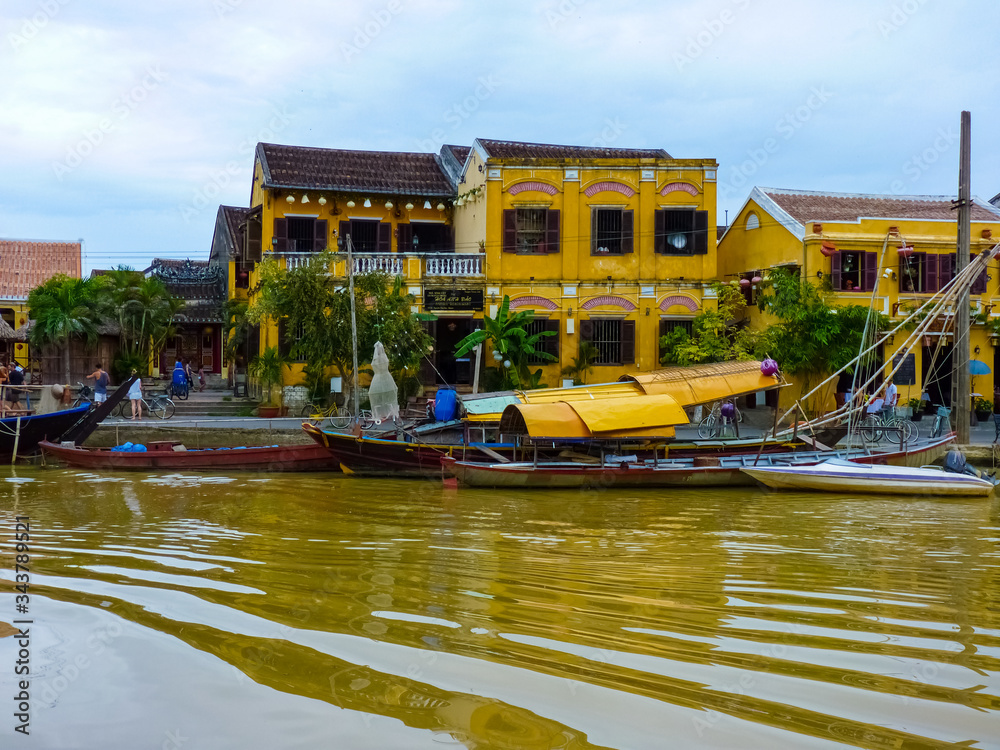 Peaceful people lifestyle in Hoi An, Vietnam