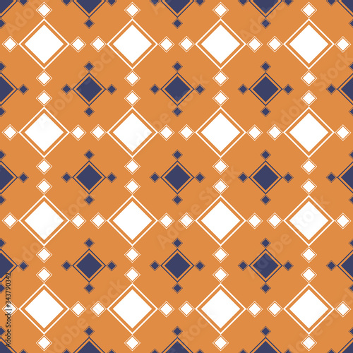 Abstract vintage geometric seamless pattern. Oramental openwork background.