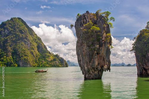 Beautiful rocky islands in the Andaman Sea