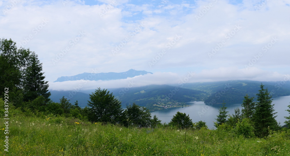 Fototapeta premium mountain landscape with blue sky
