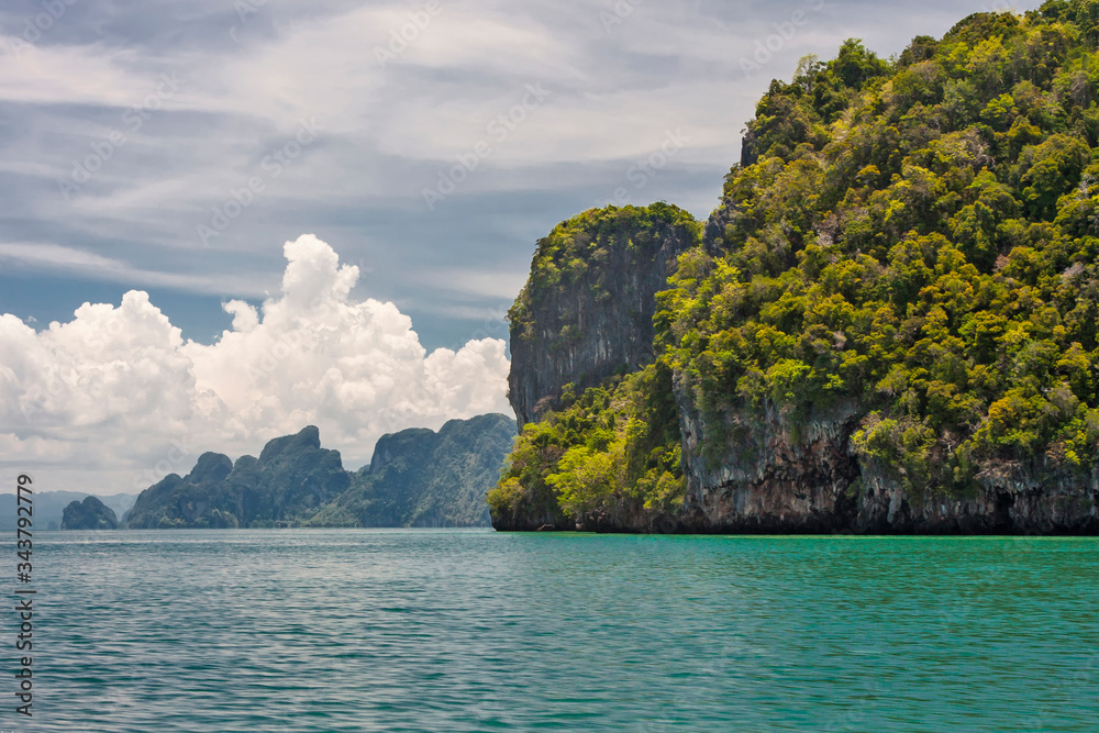 Mountains and cliffs on islands in Thailand Mountains and cliffs on islands in Thailand