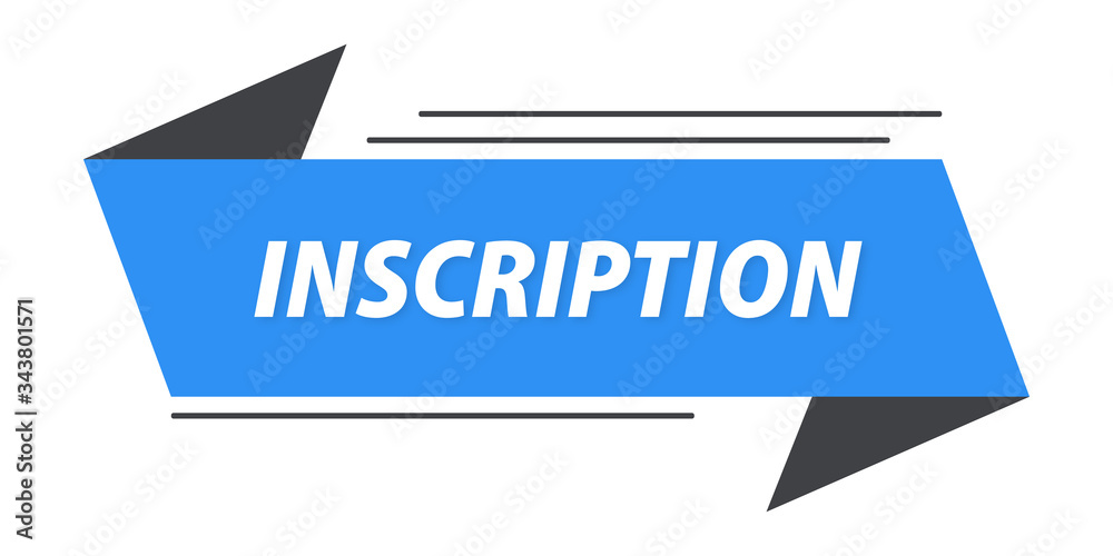 inscription bannière