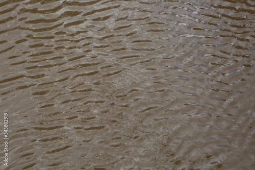 Fototapeta Naklejka Na Ścianę i Meble -  The texture of the water in the river for concept design and decorative workings