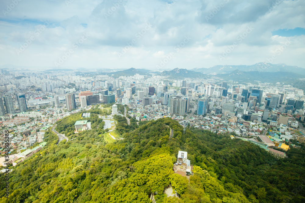 Obraz premium Namsan Tower View Seoul