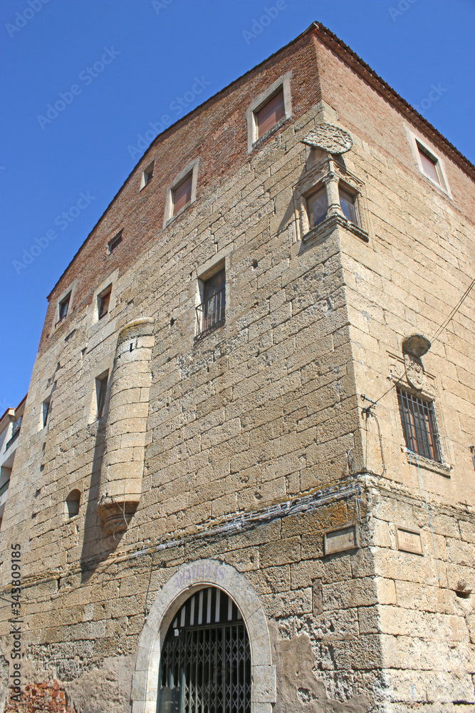 Historic building in Ciudad Rodrigo, Spain