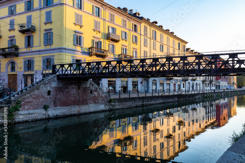 naviglio milano photo