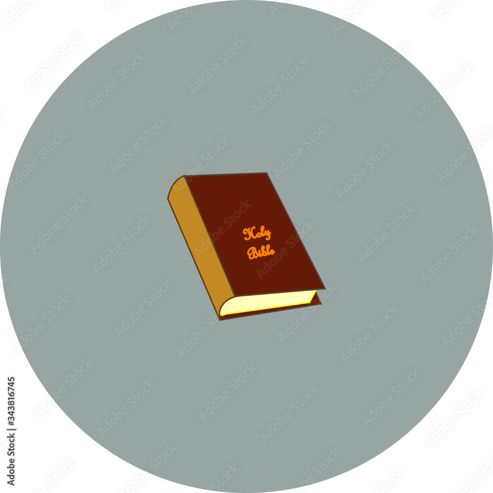bible to pray from catholic church. Vector illustration for web and mobile design.