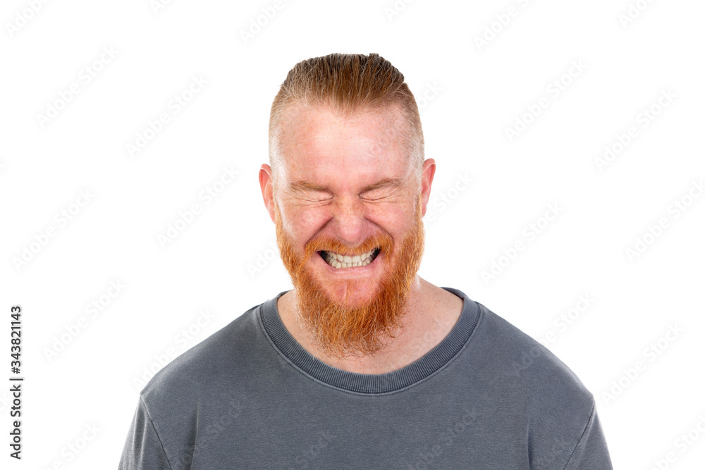 Obraz premium Redhead man