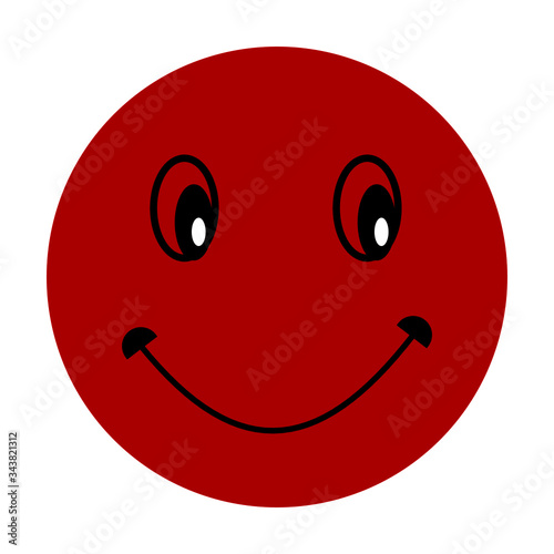 red smiley face