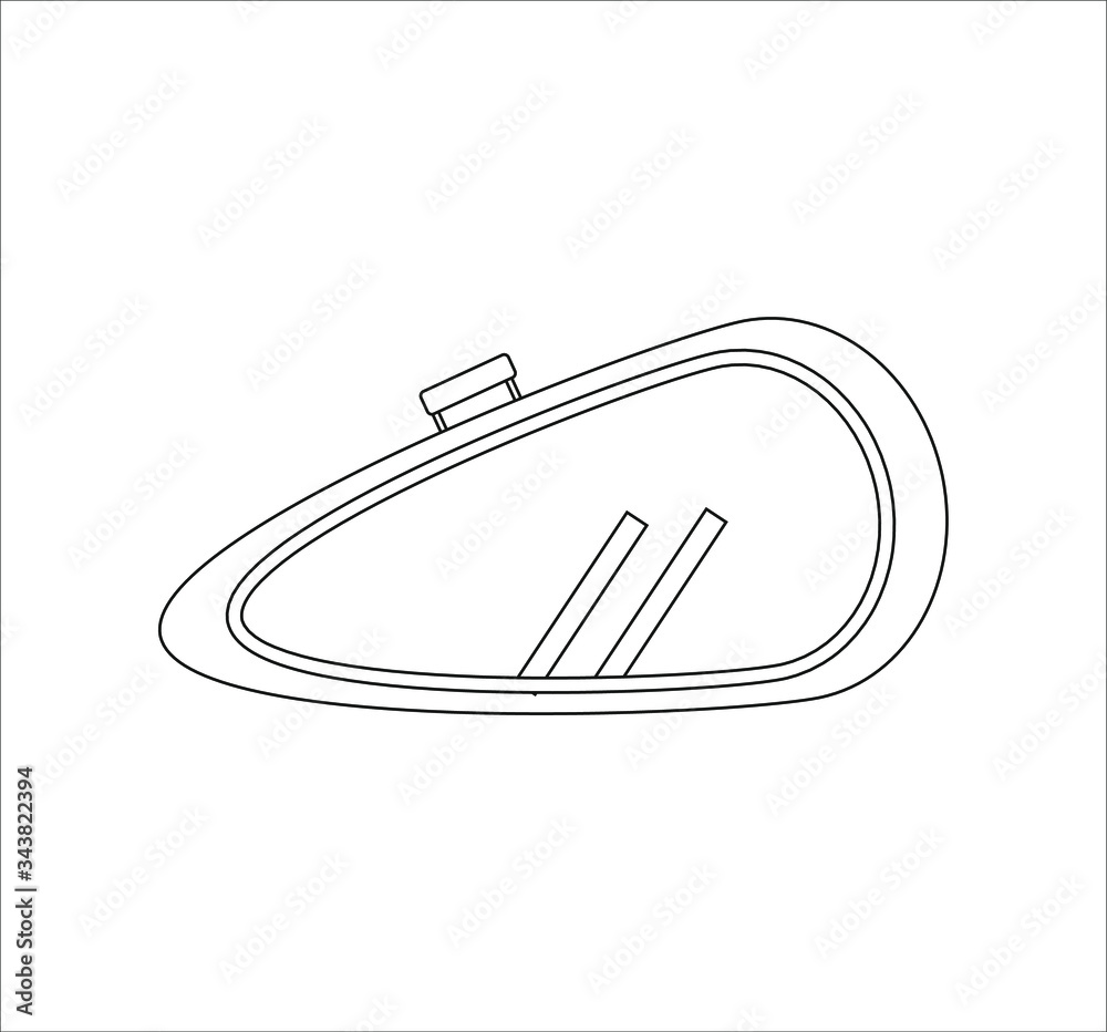 tennis racket cover. Vector illustration for web and mobile design. tennis racket cover. Vector illustration for web and mobile design.