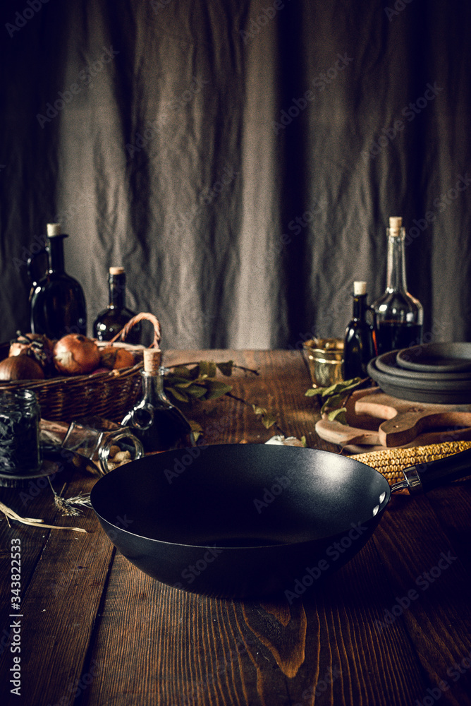 still life with food on a rustic wooden table still life with food on a rustic wooden table